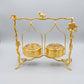 Premium Gold Bird & Blossom Hanging Dry Fruit Stand
