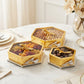 Luxury 3-Piece Gold Lace & Geometric Candy Box Set