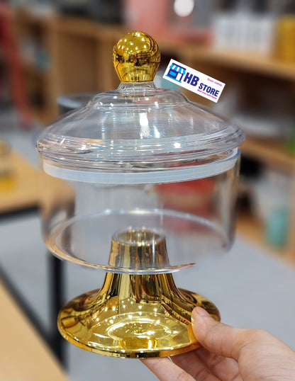 Acrylic Fancy Airtight Stand Jar