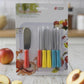 6-Piece Stainless Steel Tool Set - Multi-Color Handle Mini Spatula/Knife Set