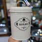 Tea Sugar Coffee Metal Jar Set