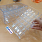 3 Layer Jewelry Organizer Box, 72 Cells Antioxidant Acrylic Clear Jewelry Box