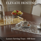 Luxury Acrylic Serving Tray