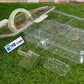 Multi-Compartment Acrylic Storage Box with Handle