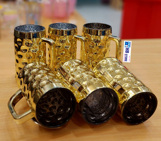 Golden /silver Glow – Premium Acrylic Mug set(400ml)