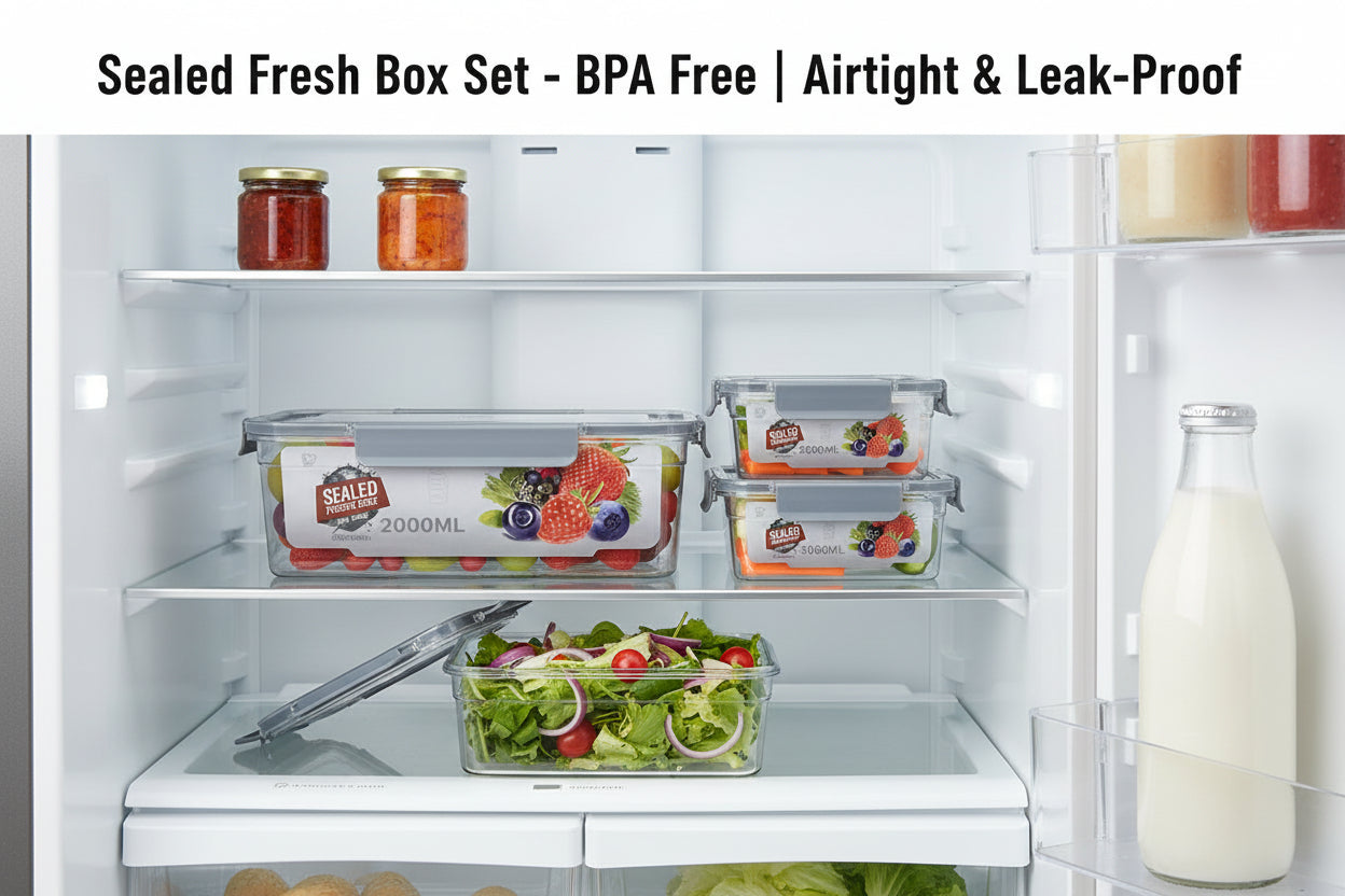 Fresh Box BPA Free Food Storage Container set
