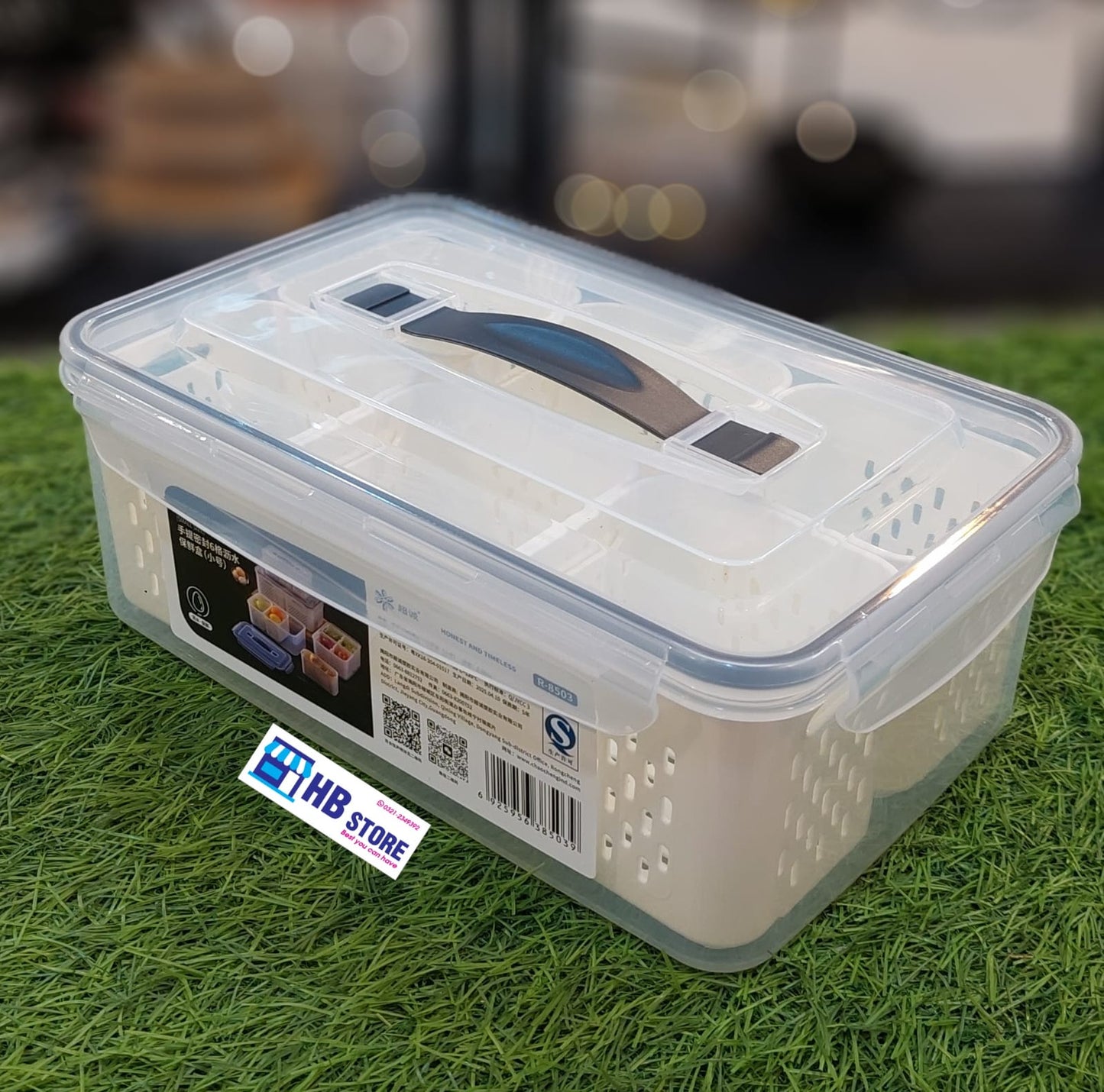 Multi-Compartment Fresh-Keep Storage Box