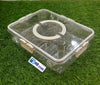 Multi-Compartment Acrylic Storage Box with Handle