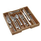 Wooden Material Extendable Cutlery Tray & Draws Organizer