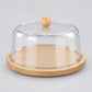 Bamboo & Clear Acrylic Butter Keepers