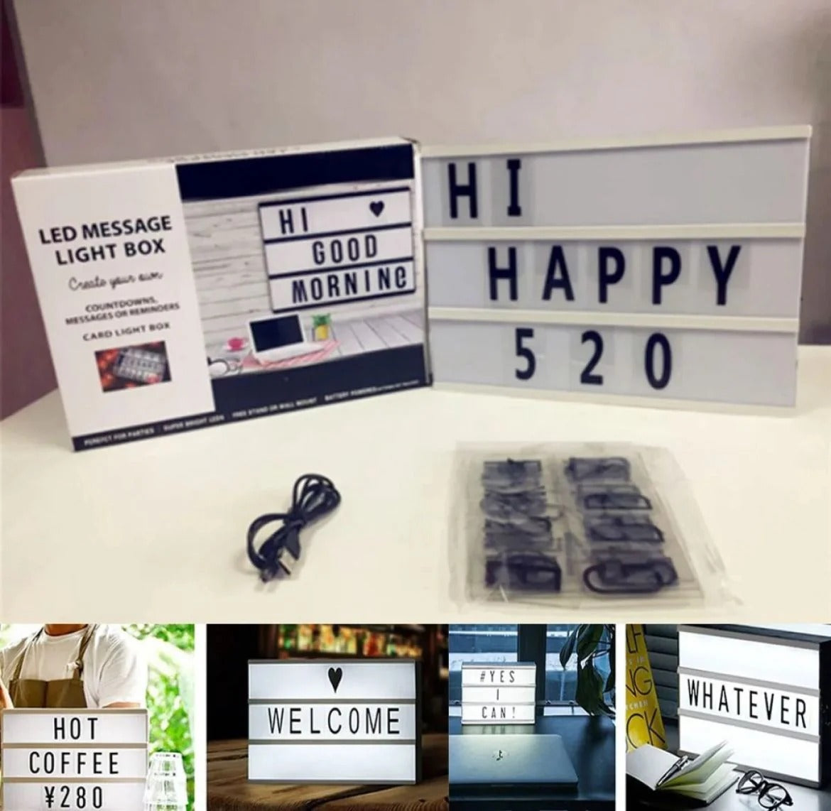 Message Led Ligth Box