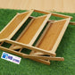3-Tier Folding Bamboo Multi-Purpose Organizer Rack – Portable Desktop Display Stand & Storage Shelf
