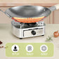 Wooden Handle Stainless Steel Cooking Woak