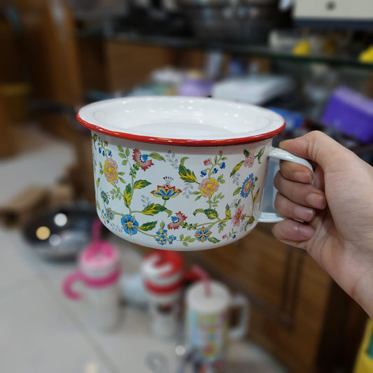 Enamel Coated Steel Cooking Bowl