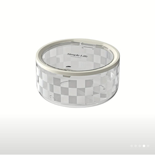 Acrylic Push Button Desktop Jeweler Box