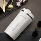 Dual-Sip Stainless Steel Travel Coffee Mug