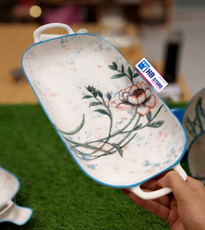 Floral Ceramic Dinnerware – Elegant Dining