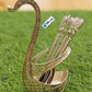 Elegant Swan Tea Spoon Set – Silver & Gold Edition