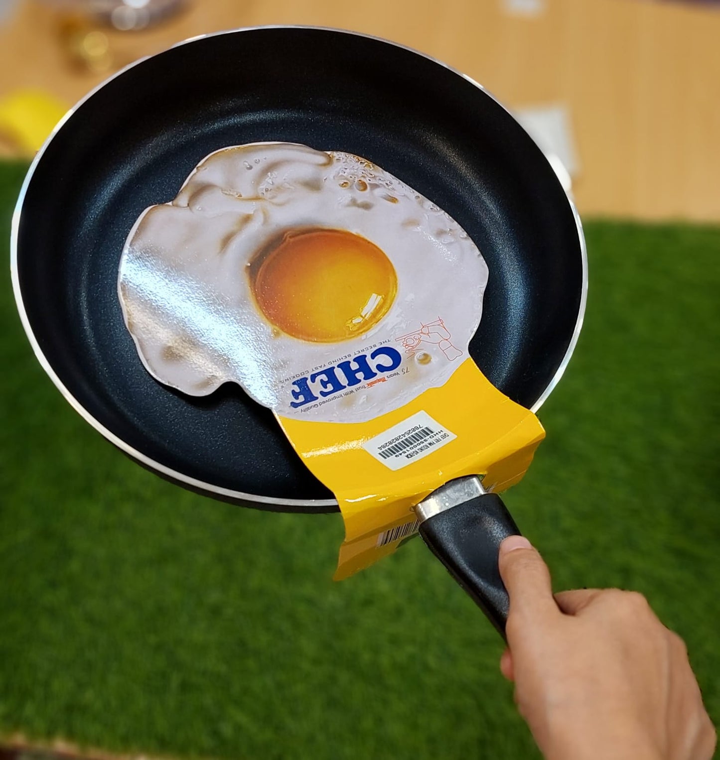 3-Piece Non-Stick Frying Pan Set (Small, Medium, Large) - Black Diamond Performance