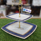 2 Layer Melamine Stand Dish