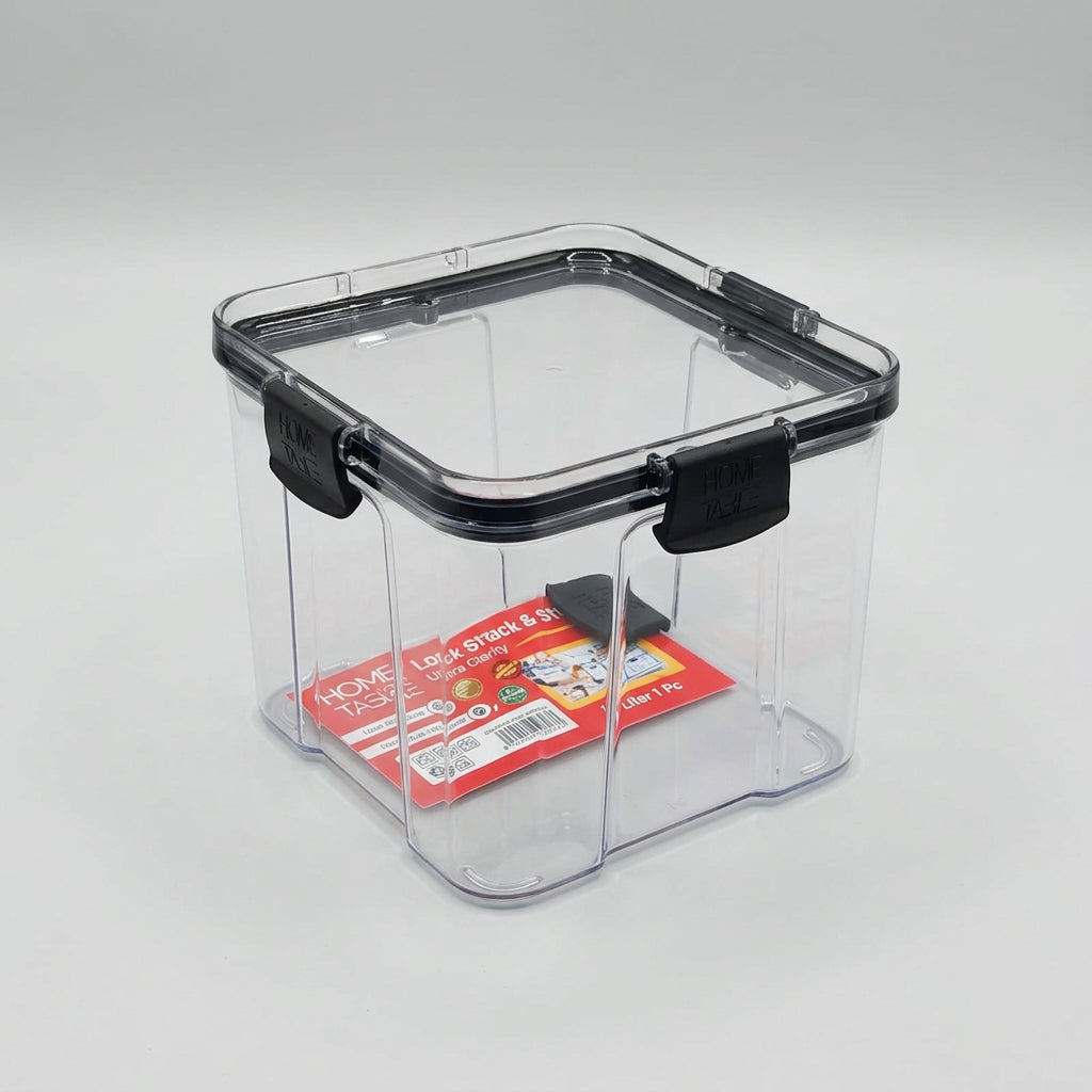 Premium Clear Acrylic Airtight Food Storage Jar