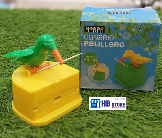 MORPH Canario Toothpick Dispenser - Novelty Bird Design (Práctico y Divertido)