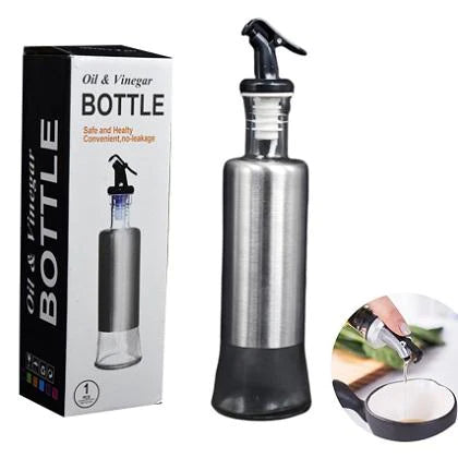 500 ML Steel Glass Oil Dispenser Bottle