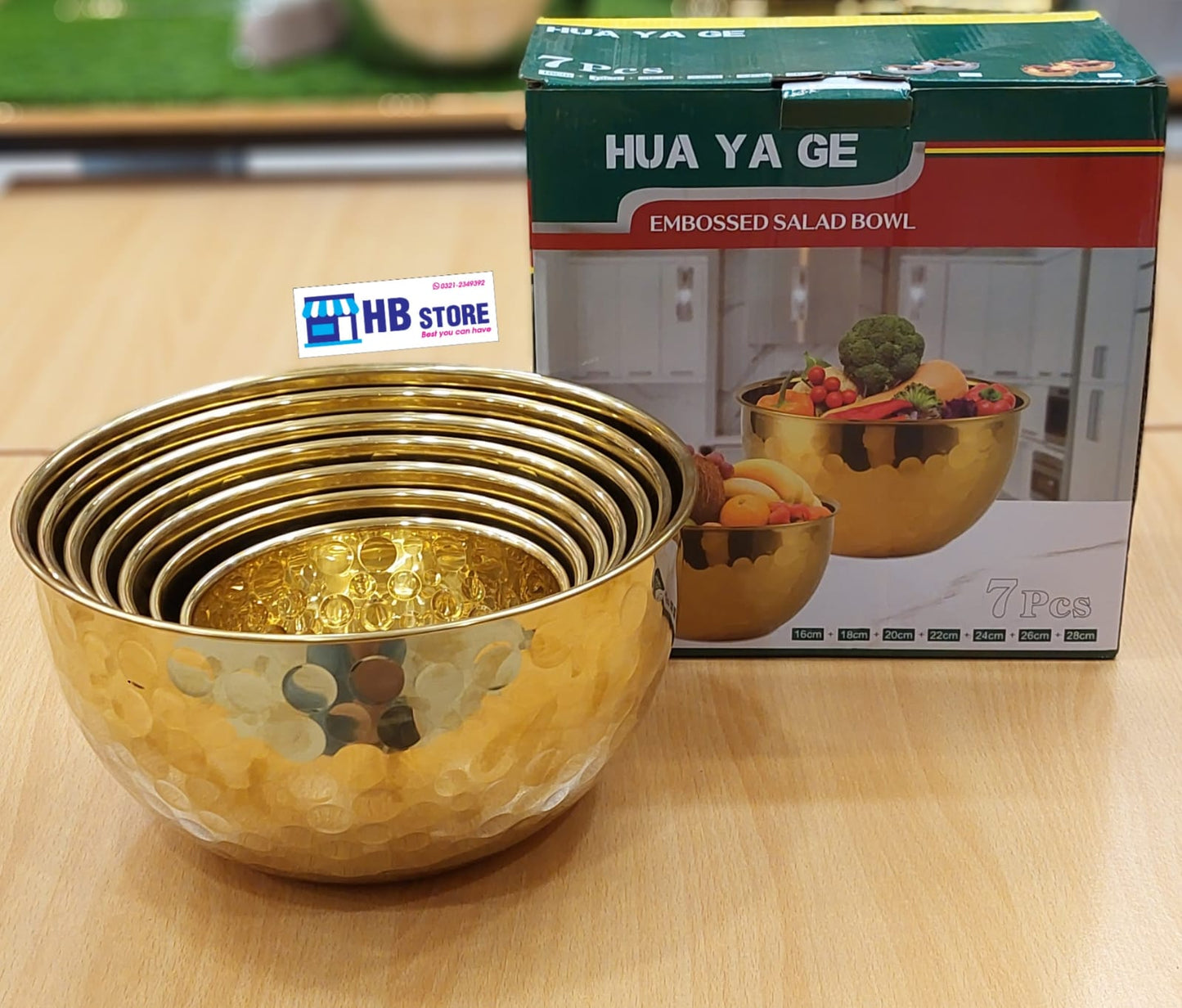 Luxury Gold Serving Bowl Sets (Available in 5pcs & 7pcs)