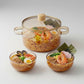 Stovetop Safe Glass Casserole Pot and Bowl Set