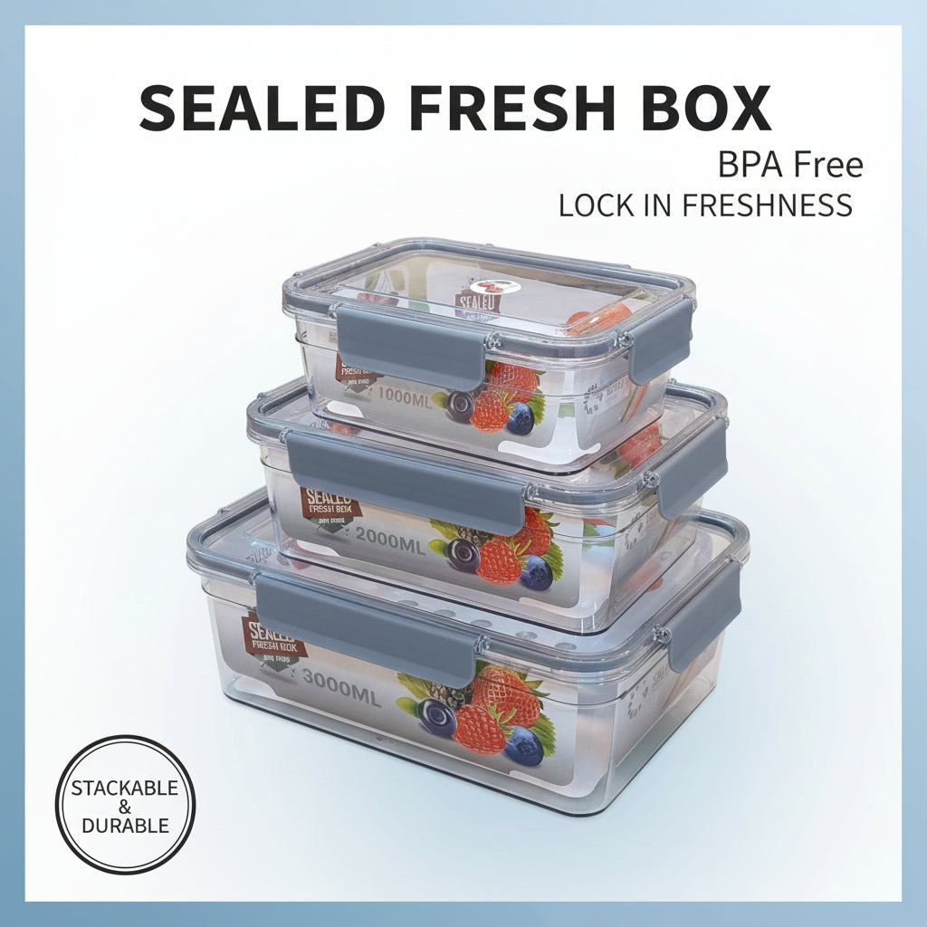 Fresh Box BPA Free Food Storage Container set