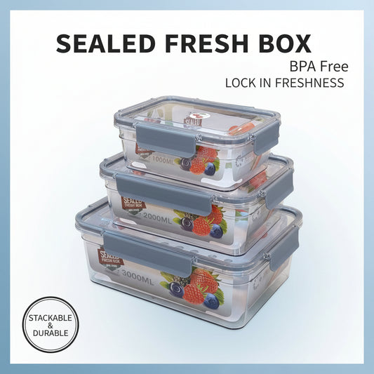 Fresh Box BPA Free Food Storage Container set