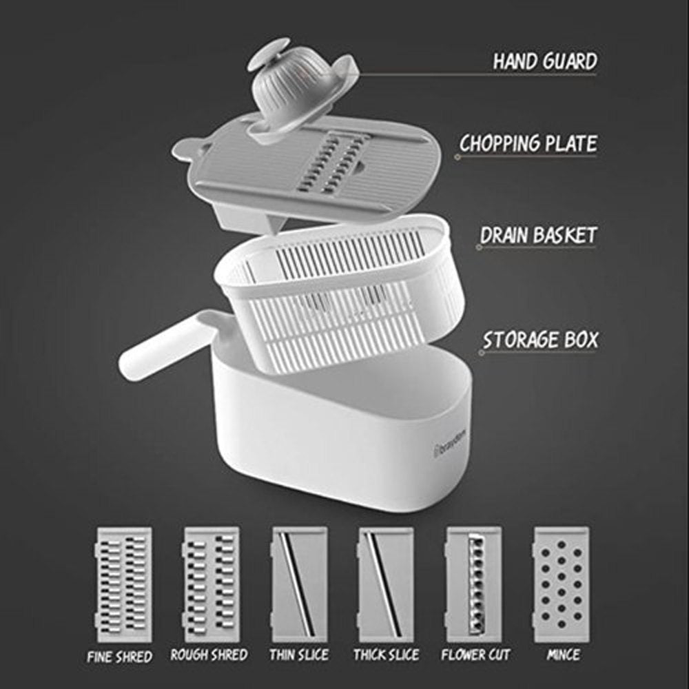 Multi functional Vegetable Cutter with Drainer