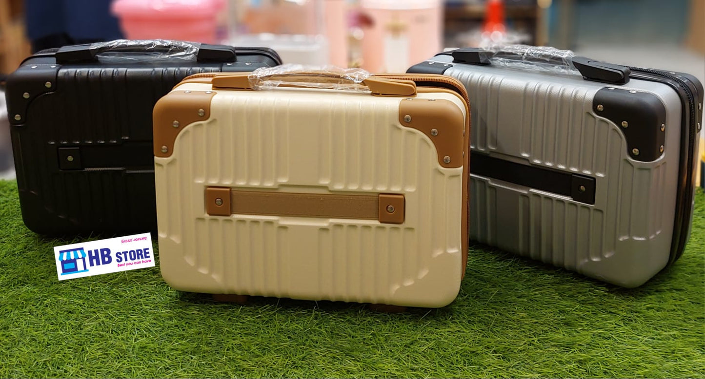 Luggage Style Portable Cosmetic Bag