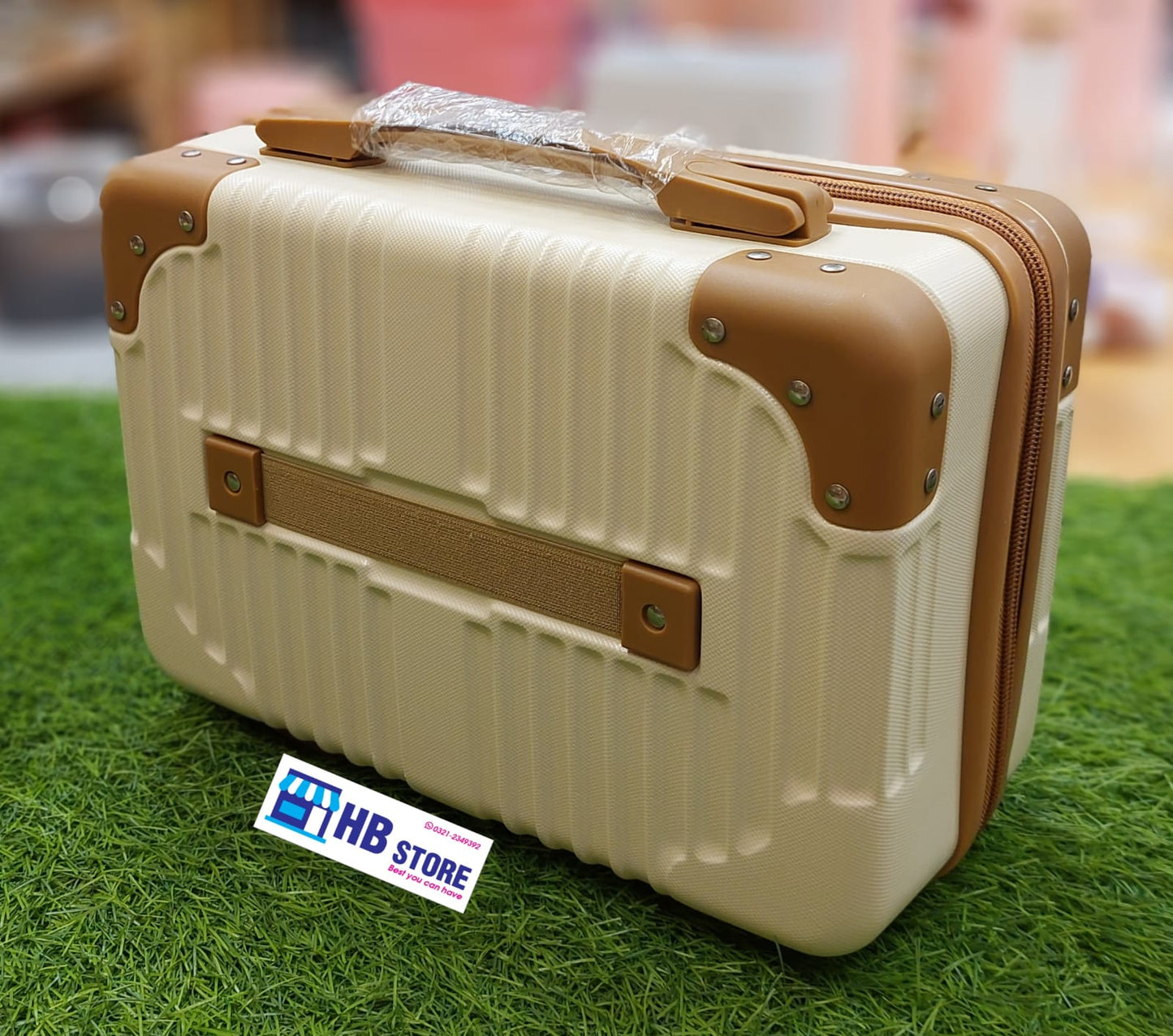Luggage Style Portable Cosmetic Bag