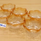 6 Pcs Floral Glass Serving Bowl Set