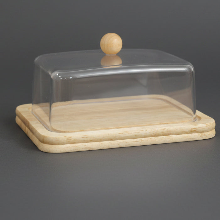 Eco-Friendly Wooden Butter Keeper/Butter Dish