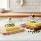 Eco-Friendly Wooden Butter Keeper/Butter Dish