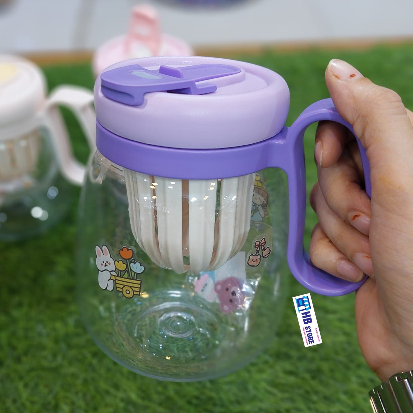 850ml Glass Water Bottle