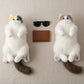 Chongker Realistic Cat Plush Backpack
