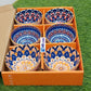 Set of 6 Bohemian Ceramic Ramen & Soup Bowls