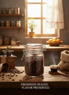 Premium Storage Jars with Clamp Lids for Coffee Beans, Tea, and Dry Goods