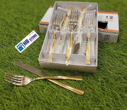 Elegant Stainless Steel Cake Knife and Fork set