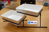 2-Tier Deep Rectangular Serving dish With Stand,