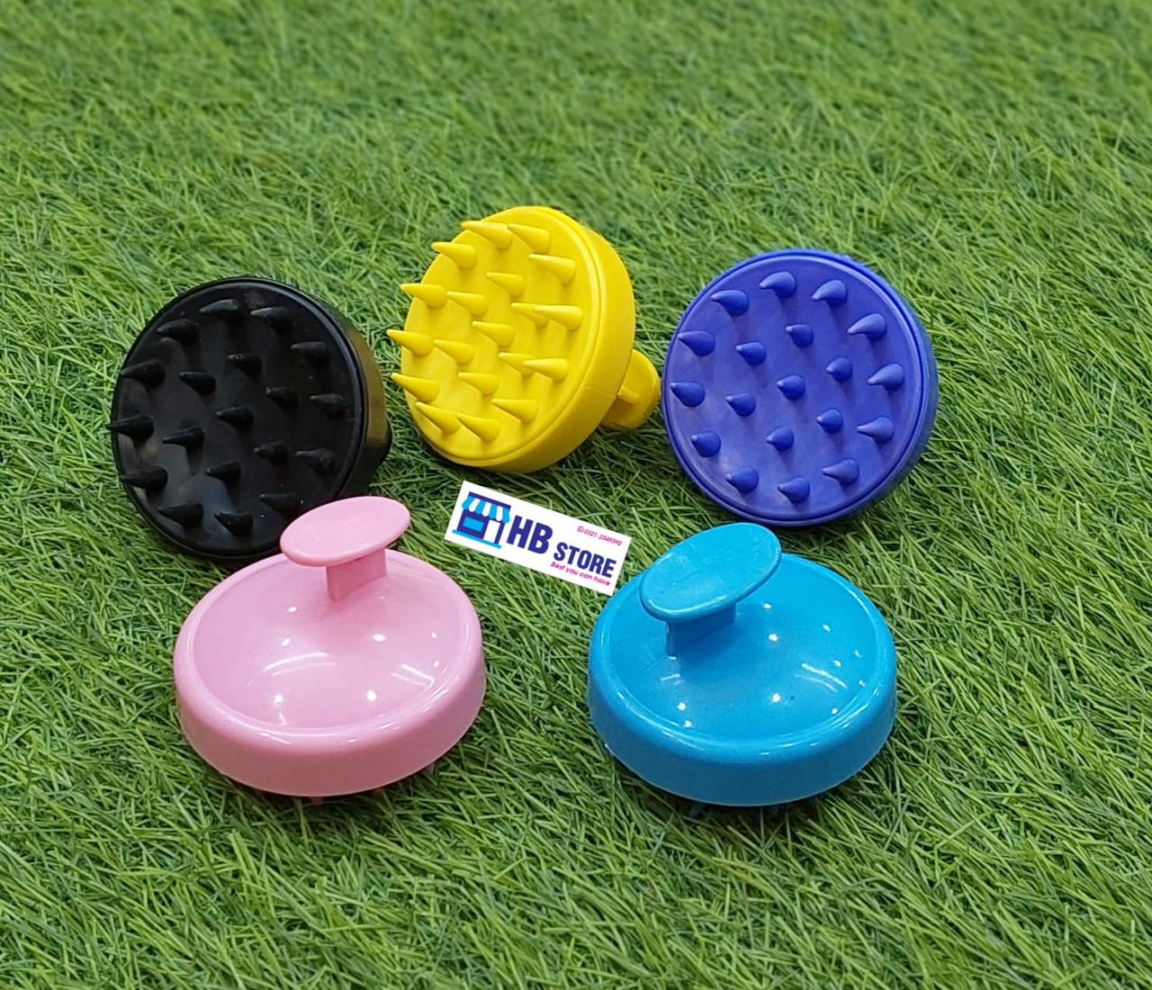 Silicone Scalp Massager Shampoo Brush - Hair Scrubber for Dandruff, Deep Cleaning & Relaxation