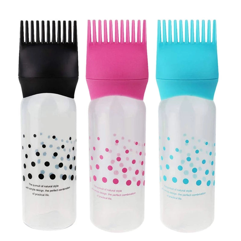 Hair Oil Comb Bottle