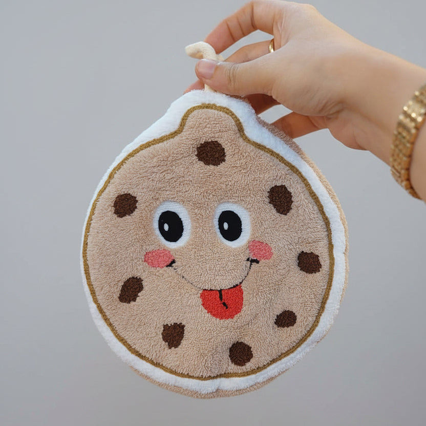absorbent Hanging Cartoon Coral Fleece Hand Towels & Dishcloths.