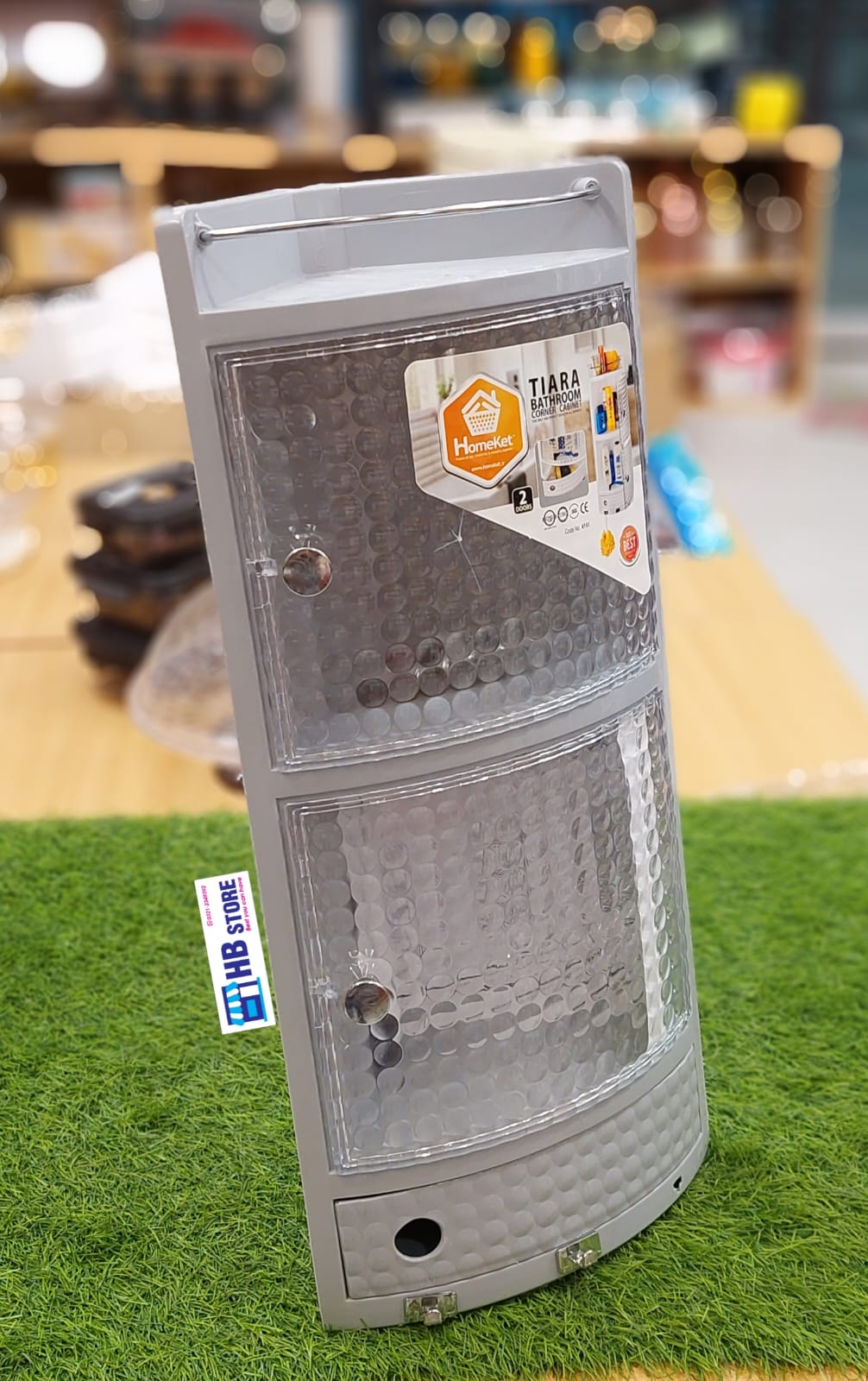 Tiara Wall-Mounted Bathroom Corner Cabinet