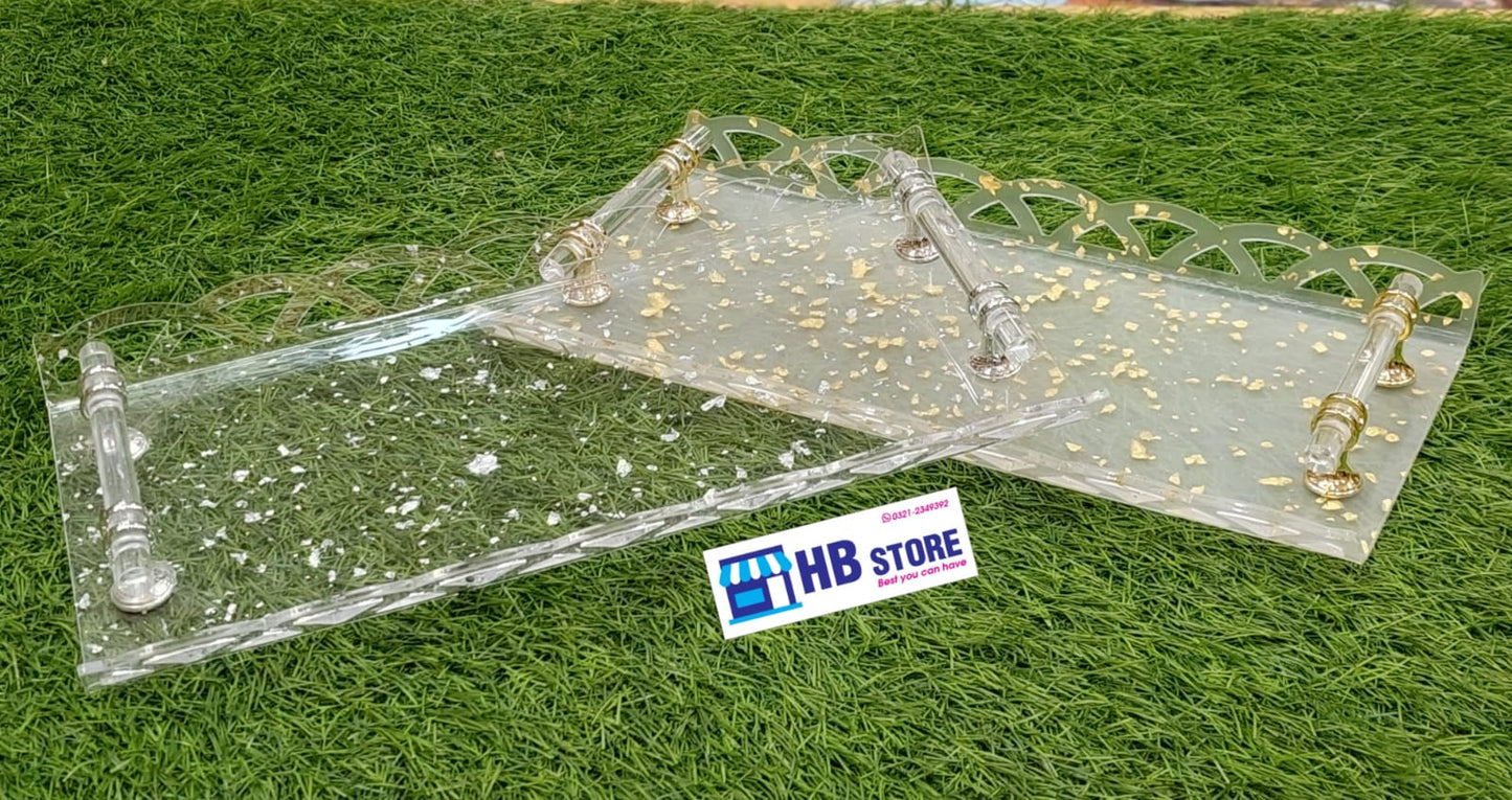 Luxury Acrylic Serving Tray