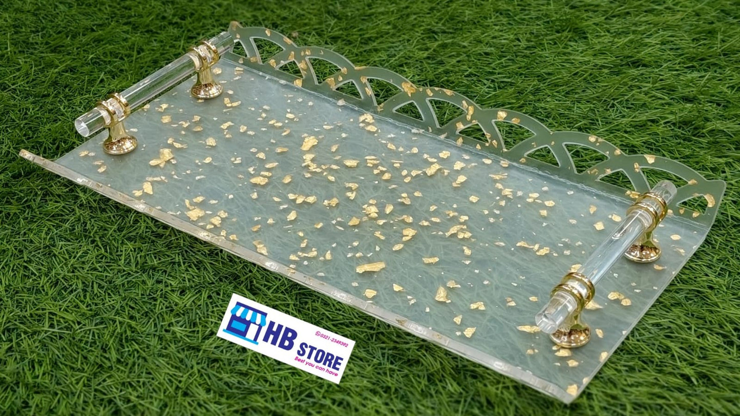 Luxury Acrylic Serving Tray