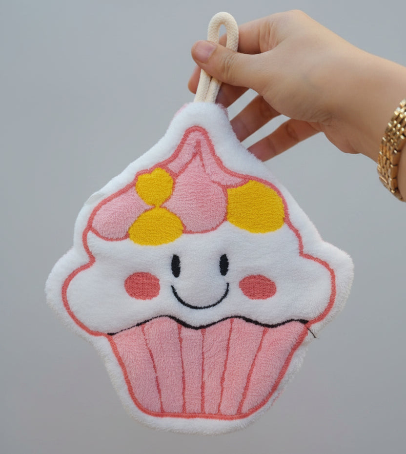 absorbent Hanging Cartoon Coral Fleece Hand Towels & Dishcloths.